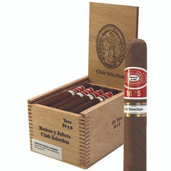 Romeo Y Julieta Club Selection Toro Hộp 20 Điếu