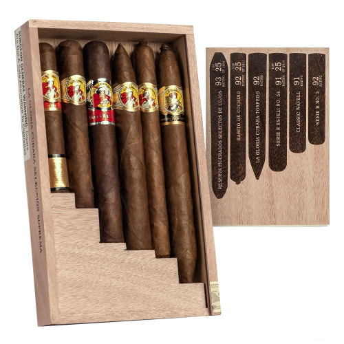 La Gloria Cubana Seleccion Surprema Sampler Hộp 6 Điếu